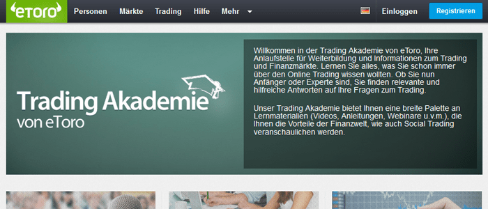 eToro Trading Akademie